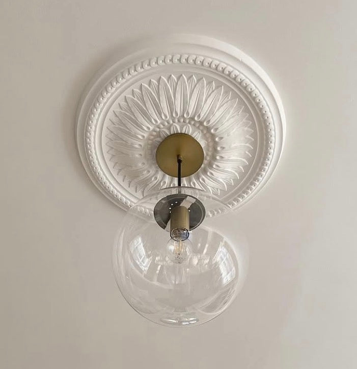 Sunflower Plaster Ceiling Rose 520mm dia. MPR006