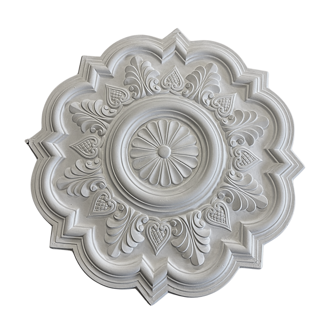 Technical diagram showing ceiling rose diameter: 520mm