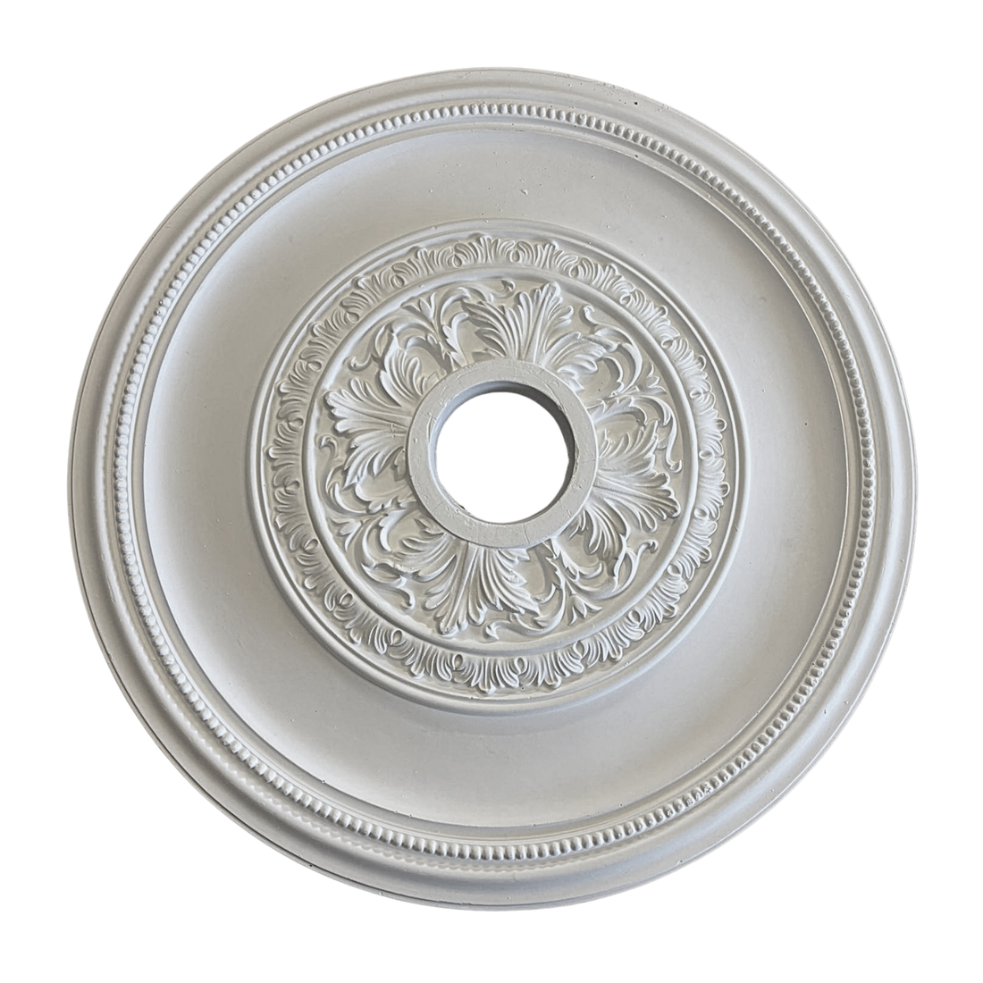 Technical diagram showing ceiling rose diameter: 610mm