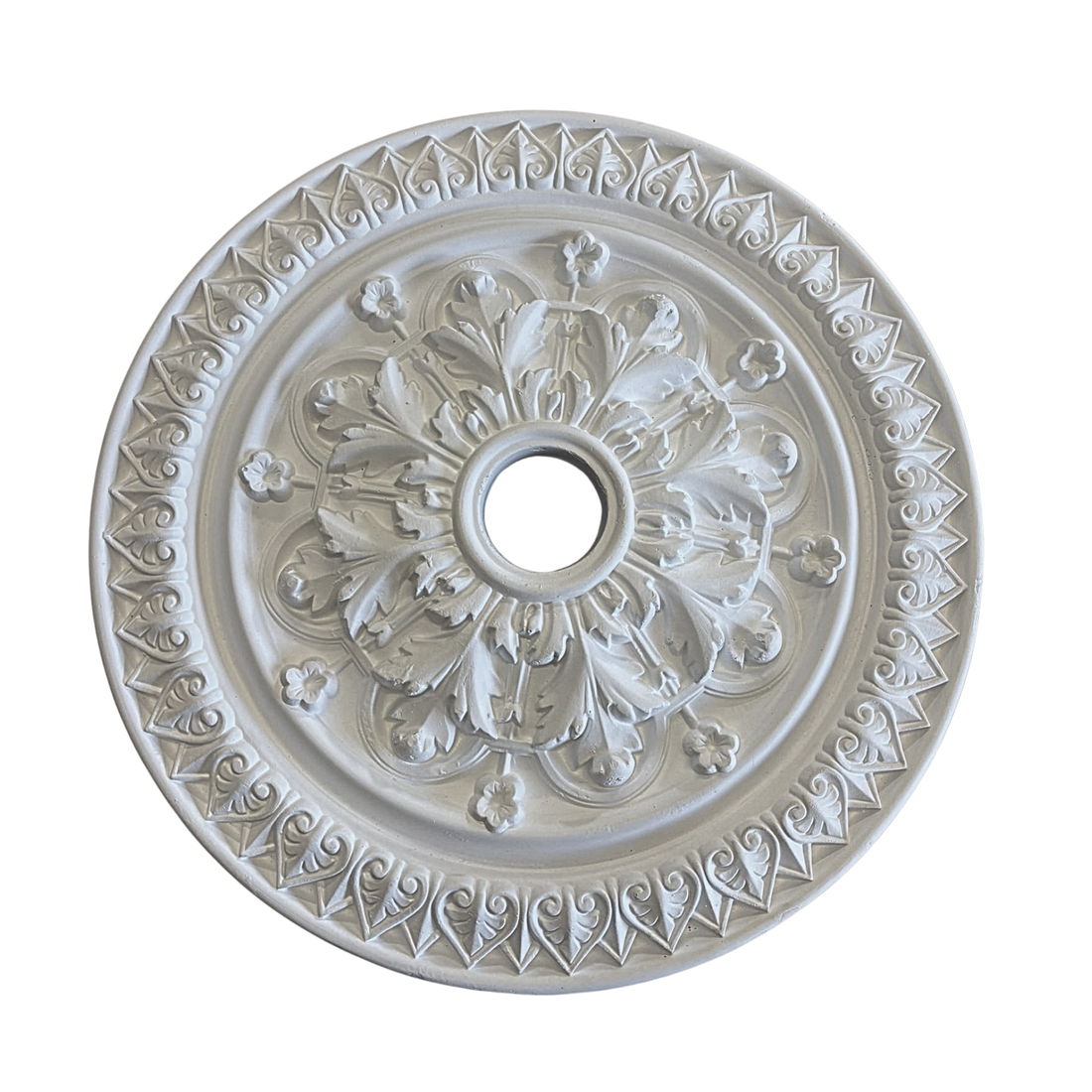 Technical diagram showing ceiling rose diameter: 520mm