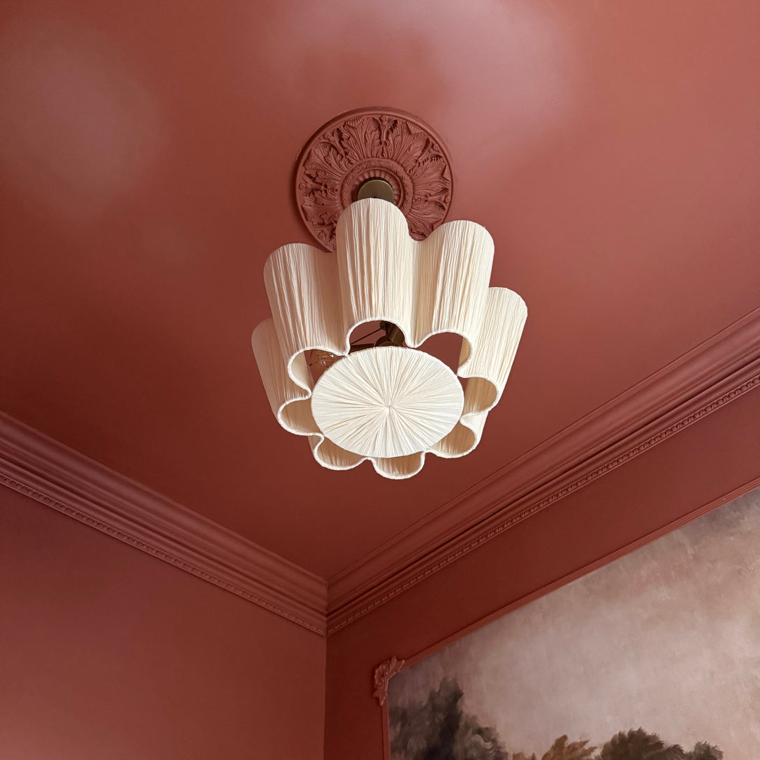 Example of Acanthus and Crown Ceiling rose installed in Victorian Terrace
