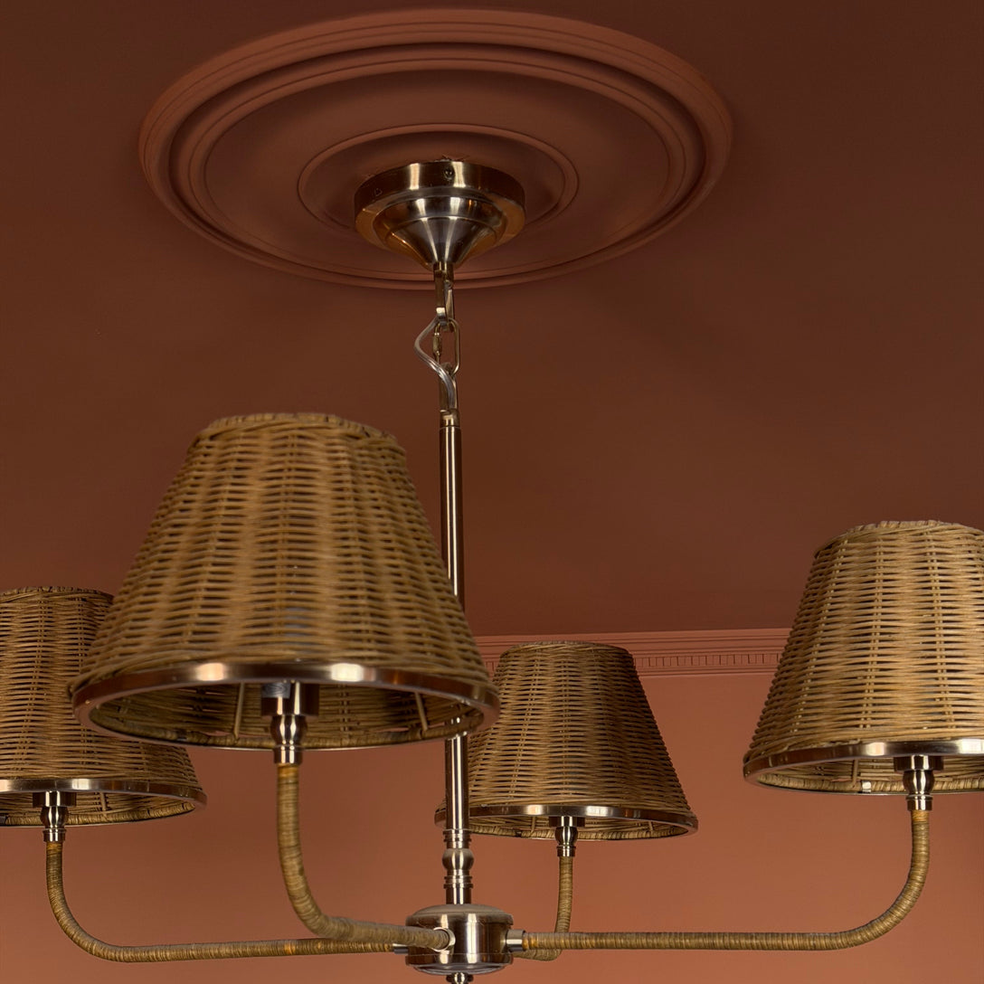 Plain Spun Plaster Ceiling Rose 420MM Diameter MPR071