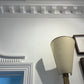 dentil plaster cornice in white room