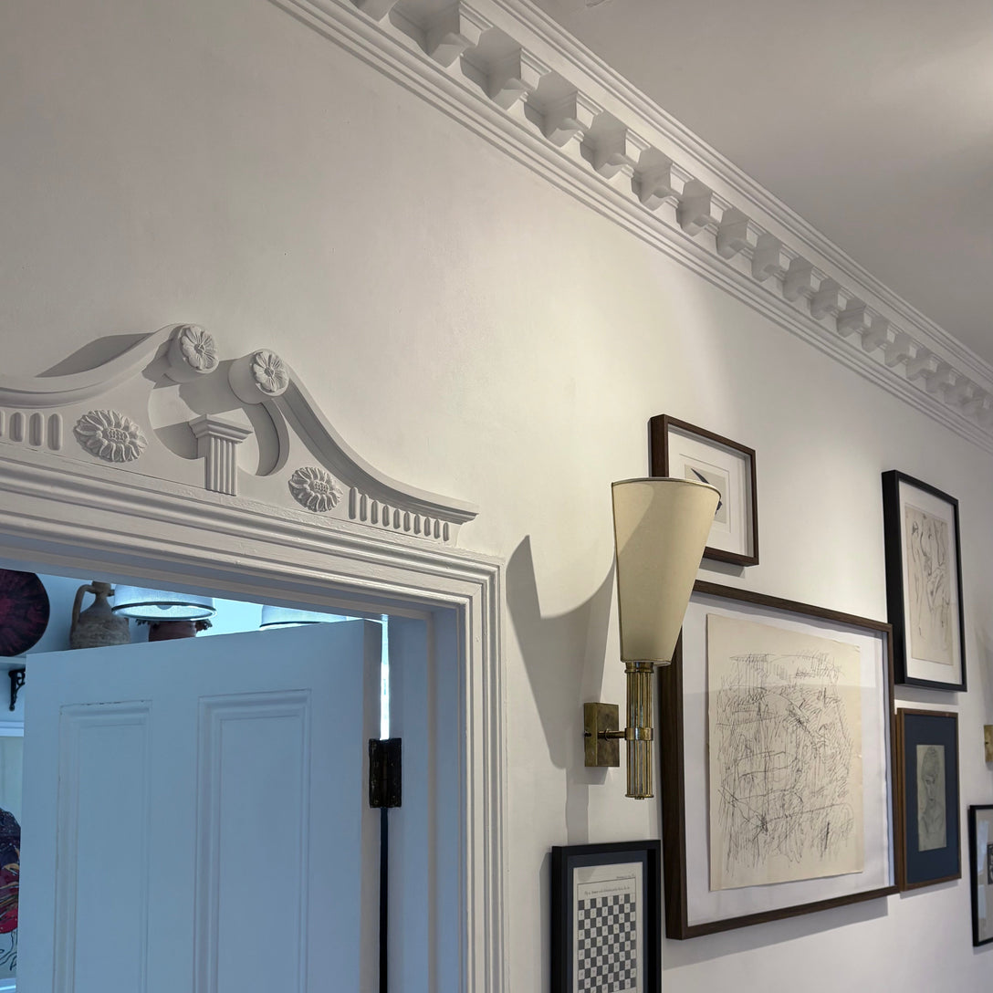 medium dentil victorian plaster cornice 
