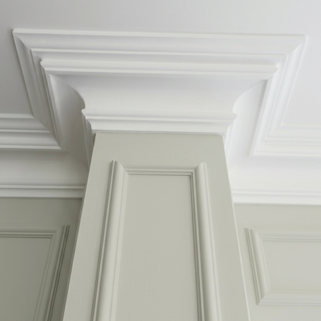 Swan Neck Plaster Coving 130mm LPC030