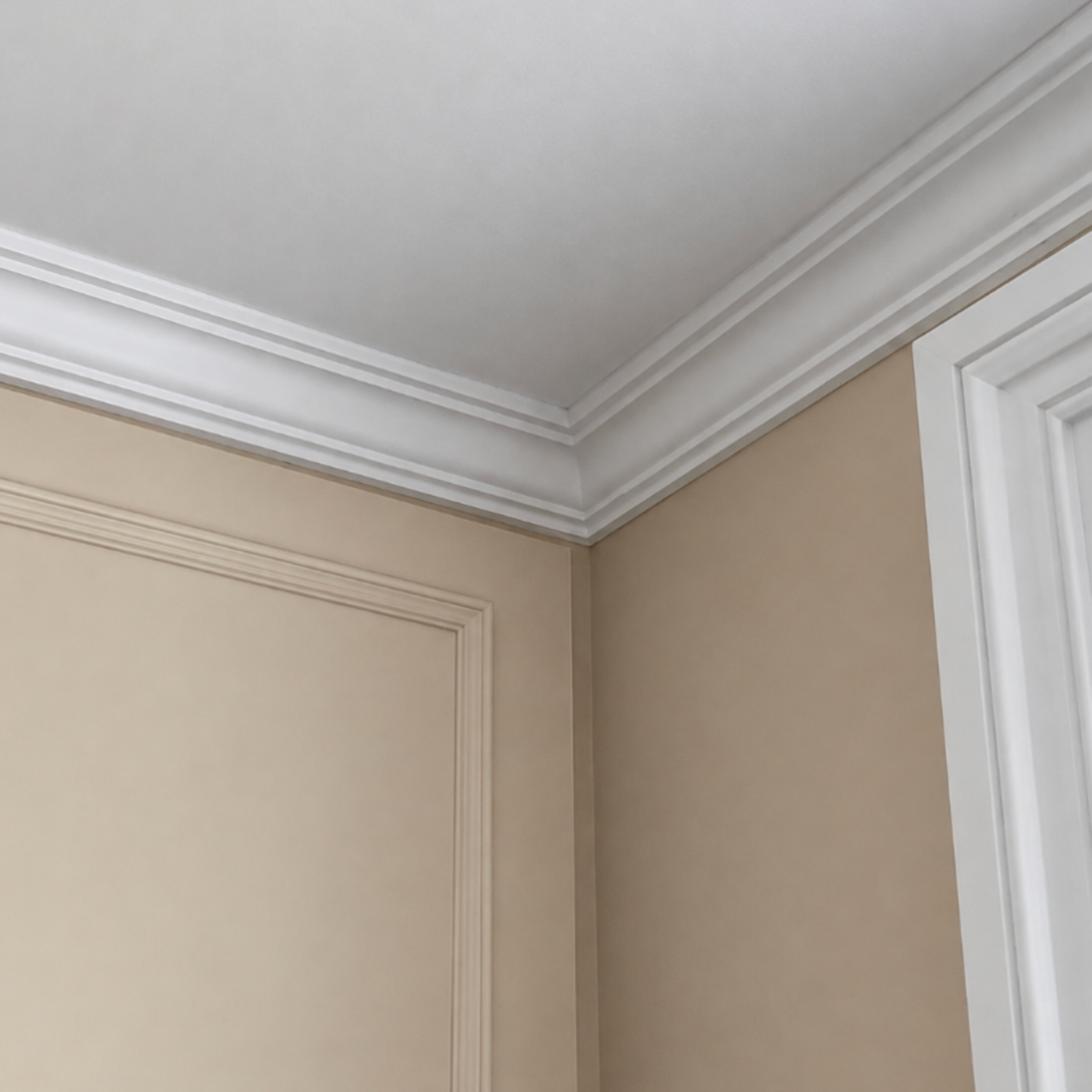Plaster Coving Small Ogee 60mm Drop SPC006