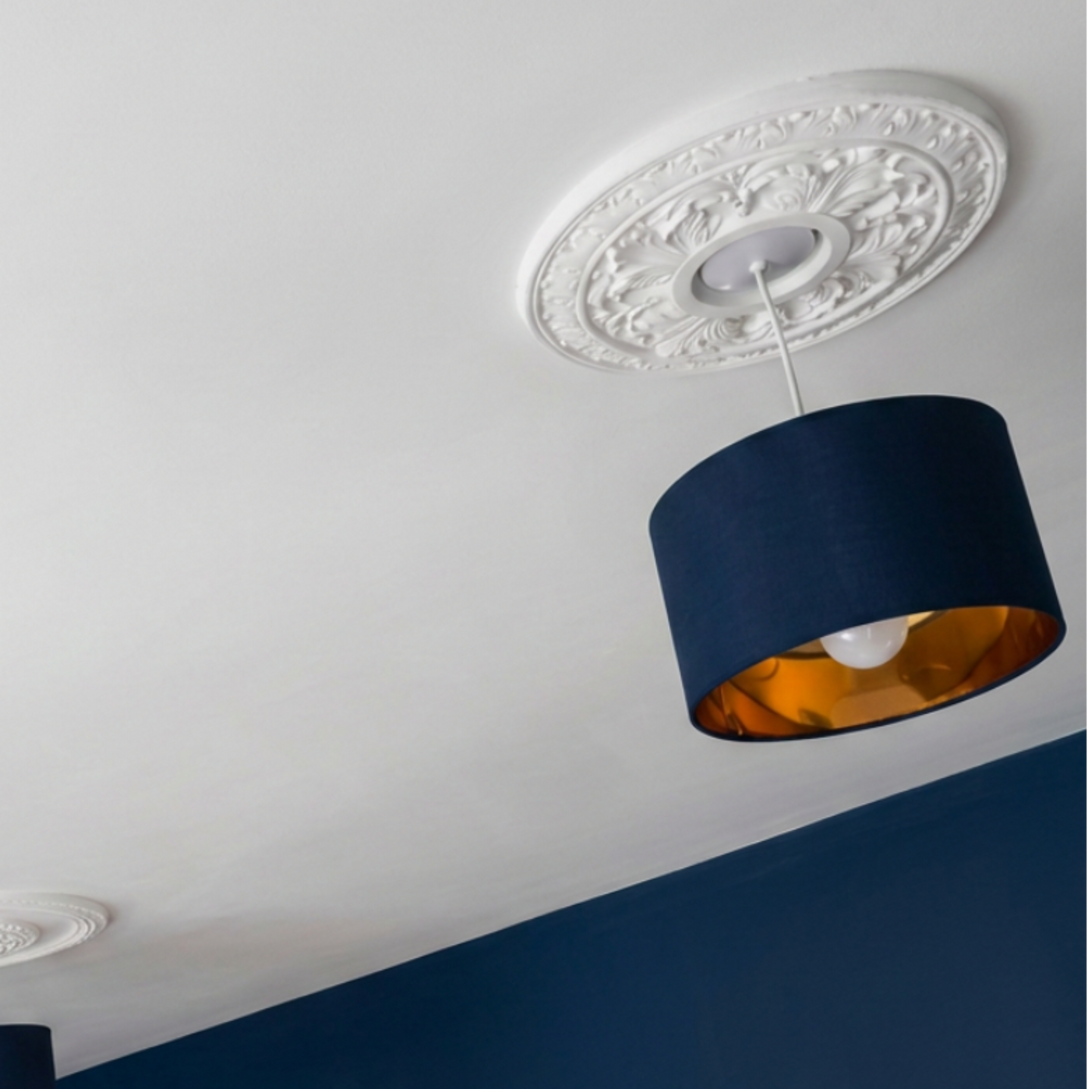 Small Acanthus Rings Plaster Ceiling Rose 360mm dia. SPR006