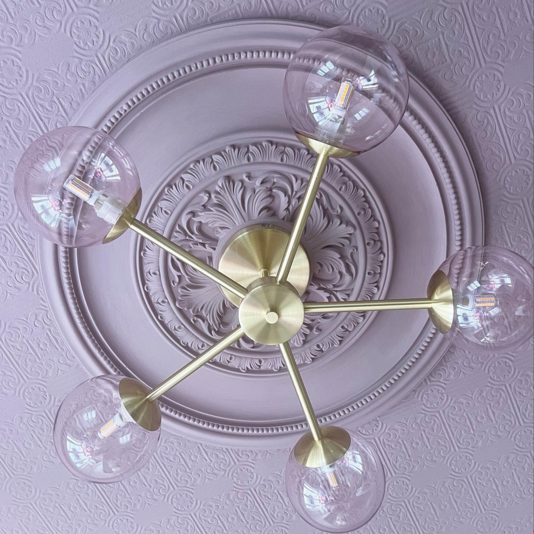 Plaster Ceiling Rose Plain Acanthus 610mm dia. MPR061