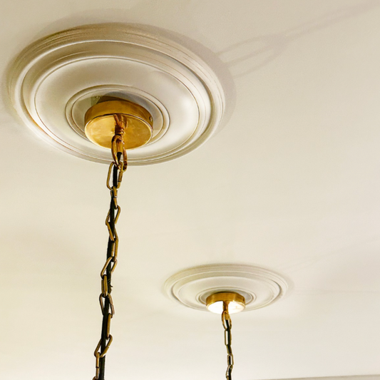Plain Spun Plaster Ceiling Rose 320MM SPR070
