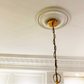 Example of Plain Spun plaster ceiling rose. 