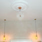 Plaster Ceiling Rose Plain Acanthus 610mm dia. MPR061
