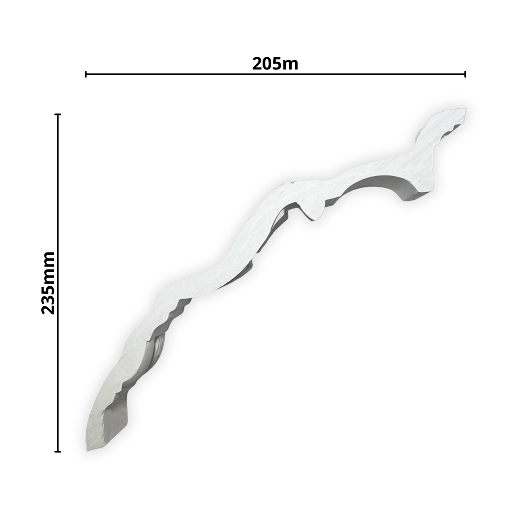 Plaster Coving Victorian 235mm Drop XLPC004