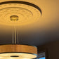 Close up of Victorian Plaster Ceiling Rose
