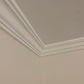 corner section of plaster ceiling cornice