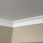 corner aspect of floral plaster cornice