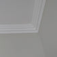 corner section of victorian plaster coving