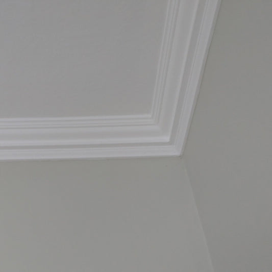 corner section of victorian plaster coving