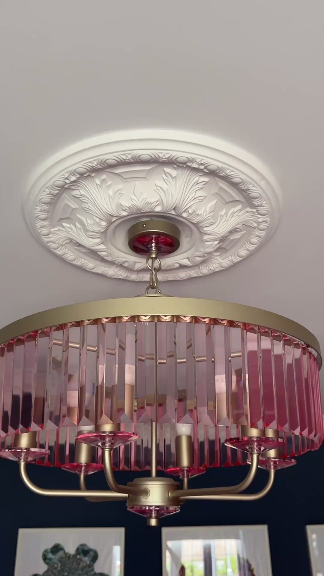 Video of Installed Victorian Plaster Ceiling Rose