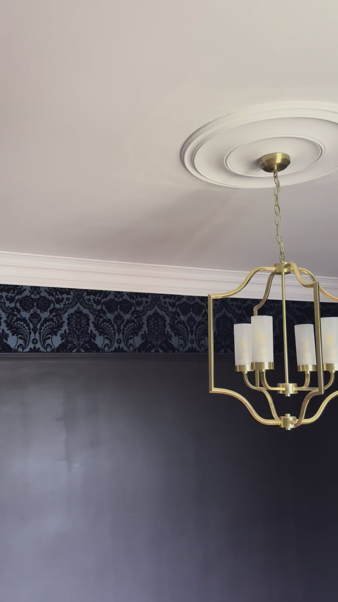 600mm Plain Spun Plaster Ceiling Rose