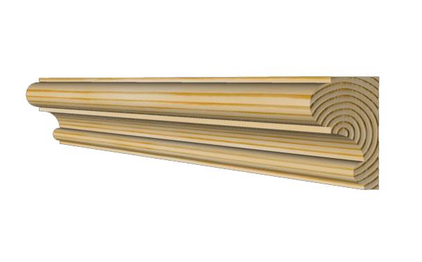 digital image showing Victorian Timber Panel Mould details 44mm x 29mm 