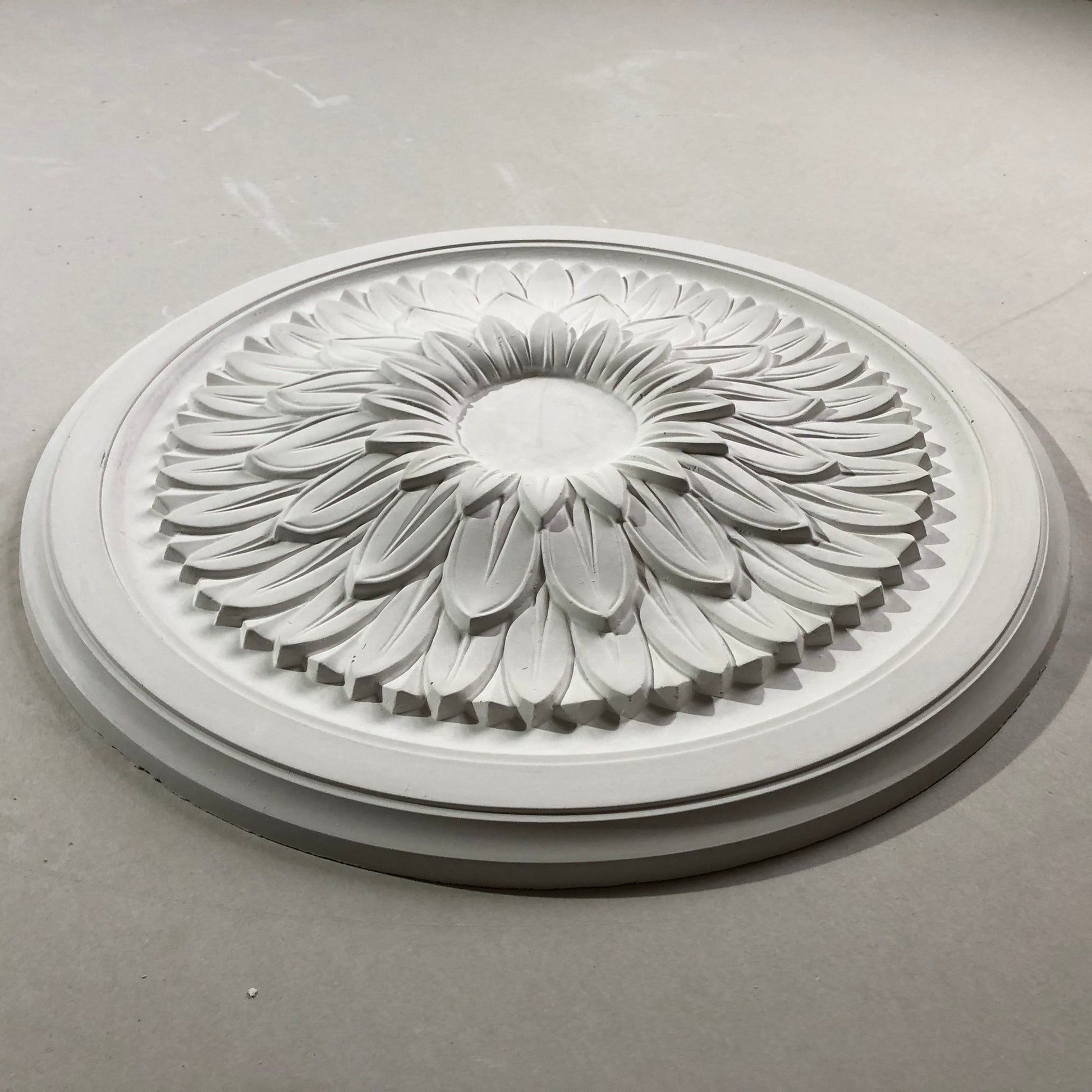 Victorian Floral Plaster Ceiling Rose overview