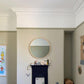 Victorian Swan Neck cornice in child's playroom
