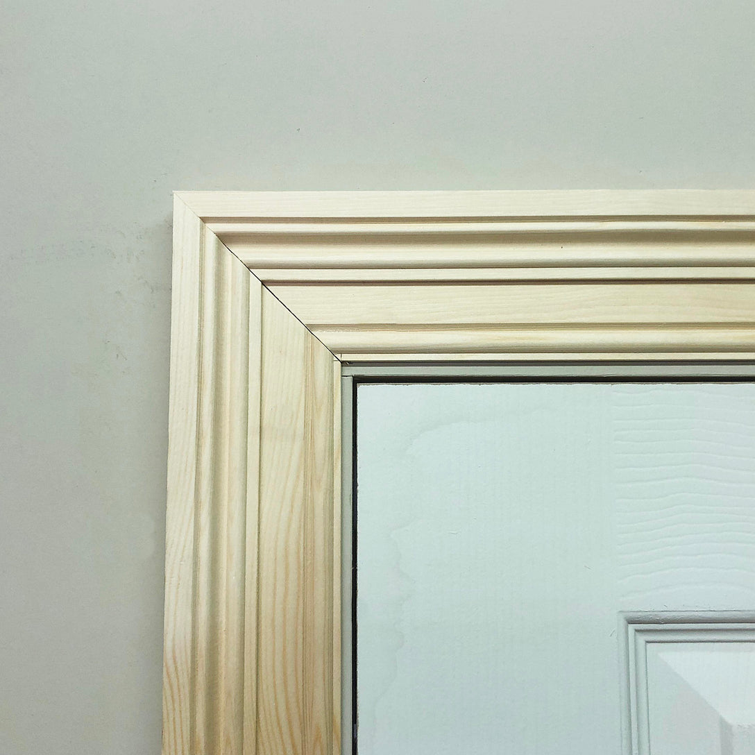 image shows a corner section of Victorian Timber Architrave - 69mm x 21mm 