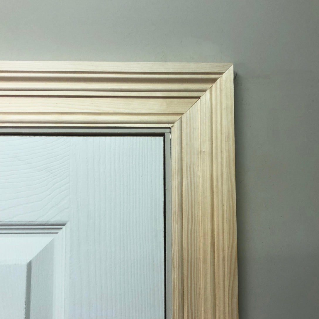 aspect of Victorian Timber Architrave around a door - 69mm x 21mm 
