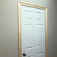 photo of whole door with timber victorian architrave