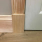 fluted Victorian Timber Architrave joining with floor 