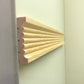 side view of Victorian Timber Architrave Fluted 91mm x 20mm 