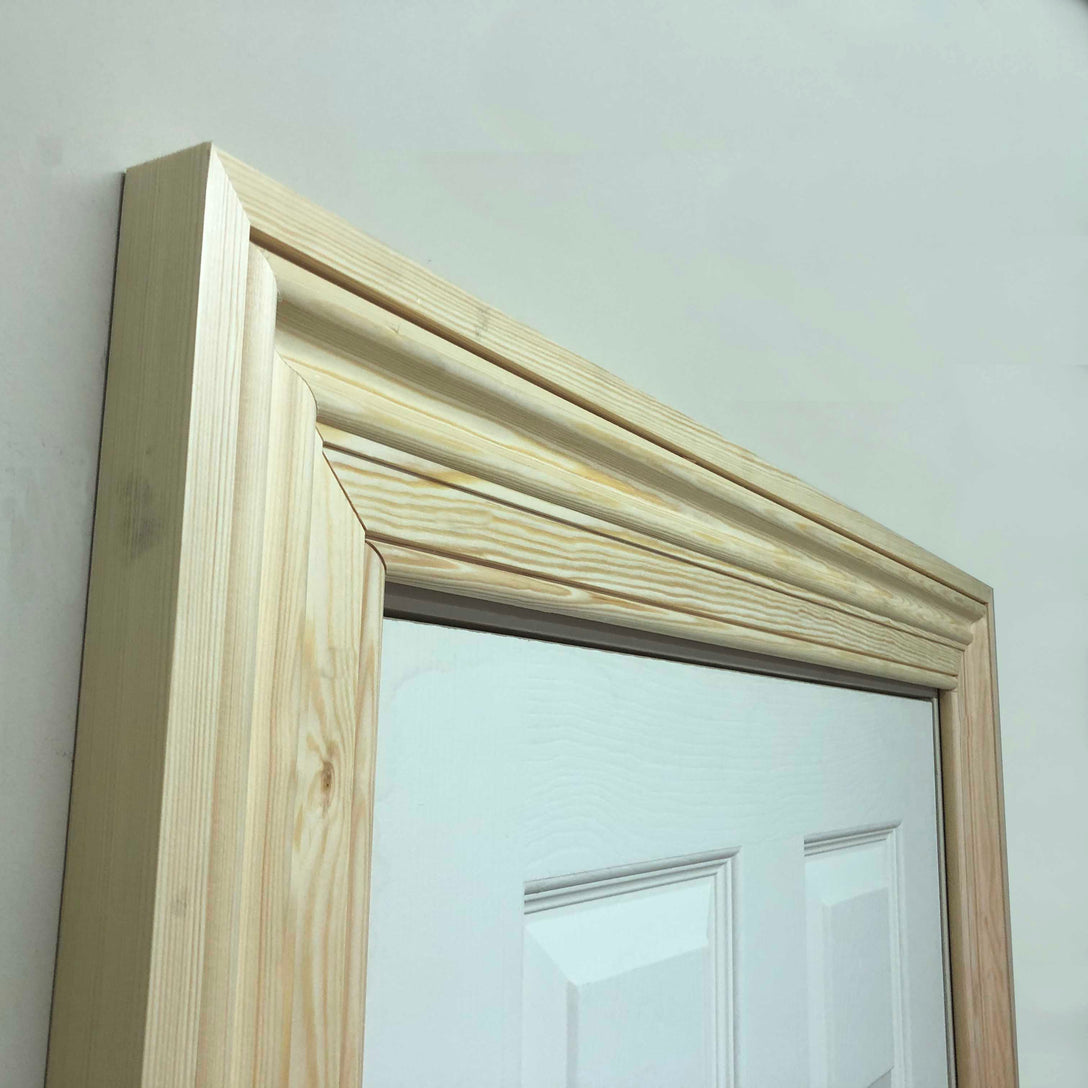 corner section of fitted victorian style timber architrave