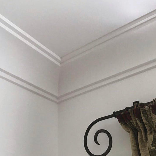 Large Plain coving in corner