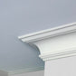 Plaster Coving shown in a white room 150mm