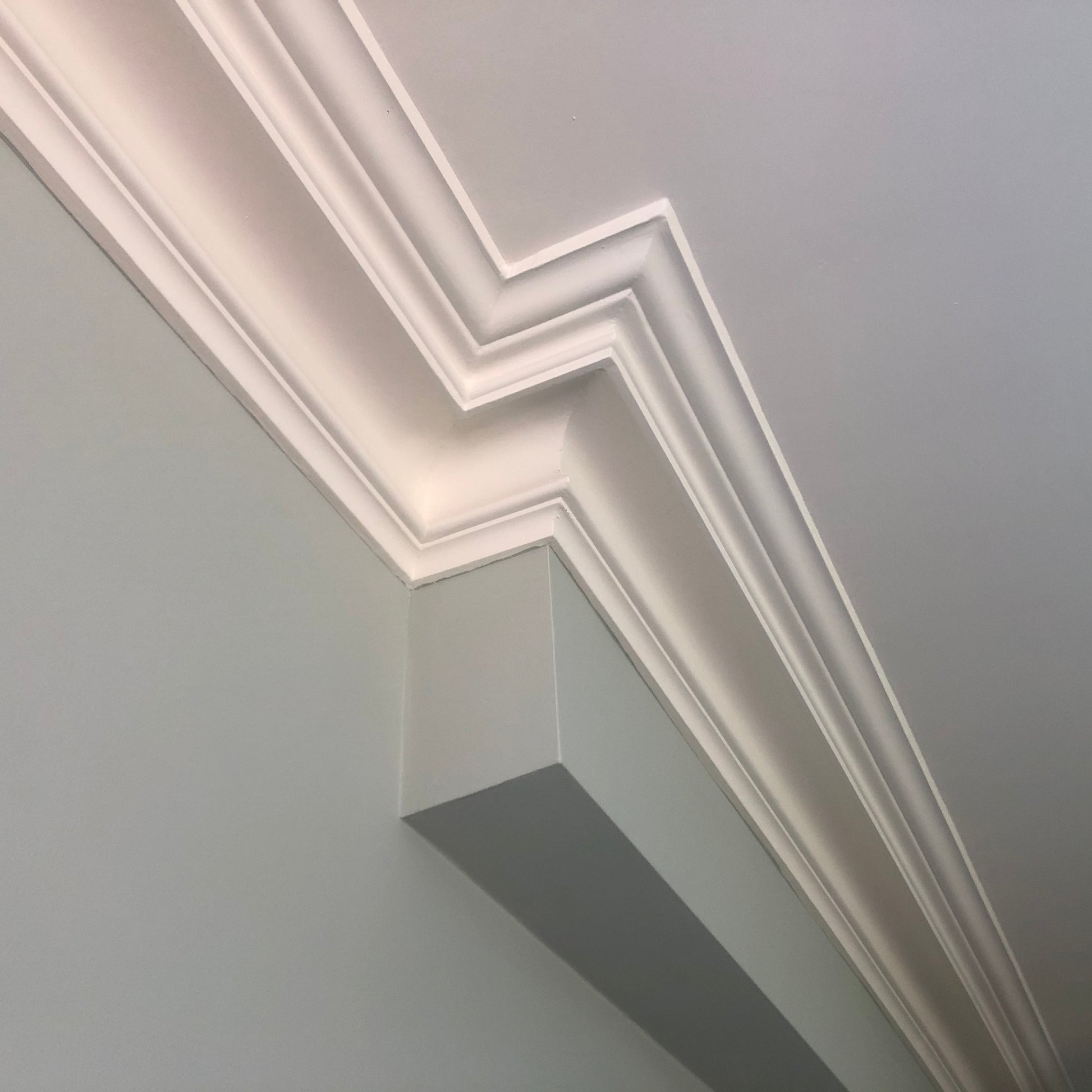 Victorian Swan Neck coving detailing from below