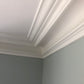 corner section of london swan neck coving sown in victorian home