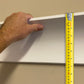 technical picture of Plaster Coving with measuring tape for size guide - 120mm Drop 
