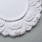 Floral plain centre ceiling rose zoomed in details