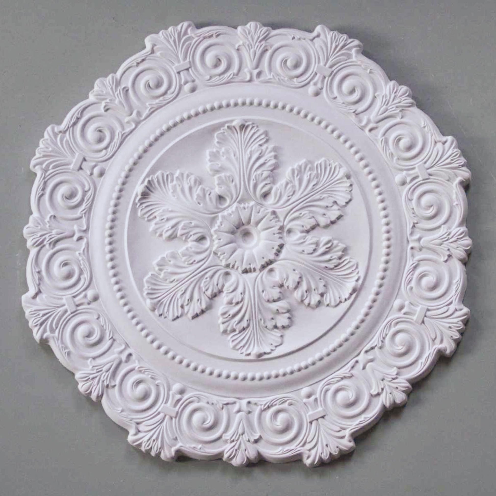 detailed photo showing Victorian Plaster Ceiling Rose 850mm dia. 