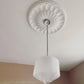 1930's Floral Style Plaster Ceiling Rose from beneath