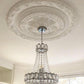 Large Plaster Ring Ceiling Rose in large room