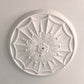 Adams Style Plaster Ceiling Rose shown without a light 730mm dia. 