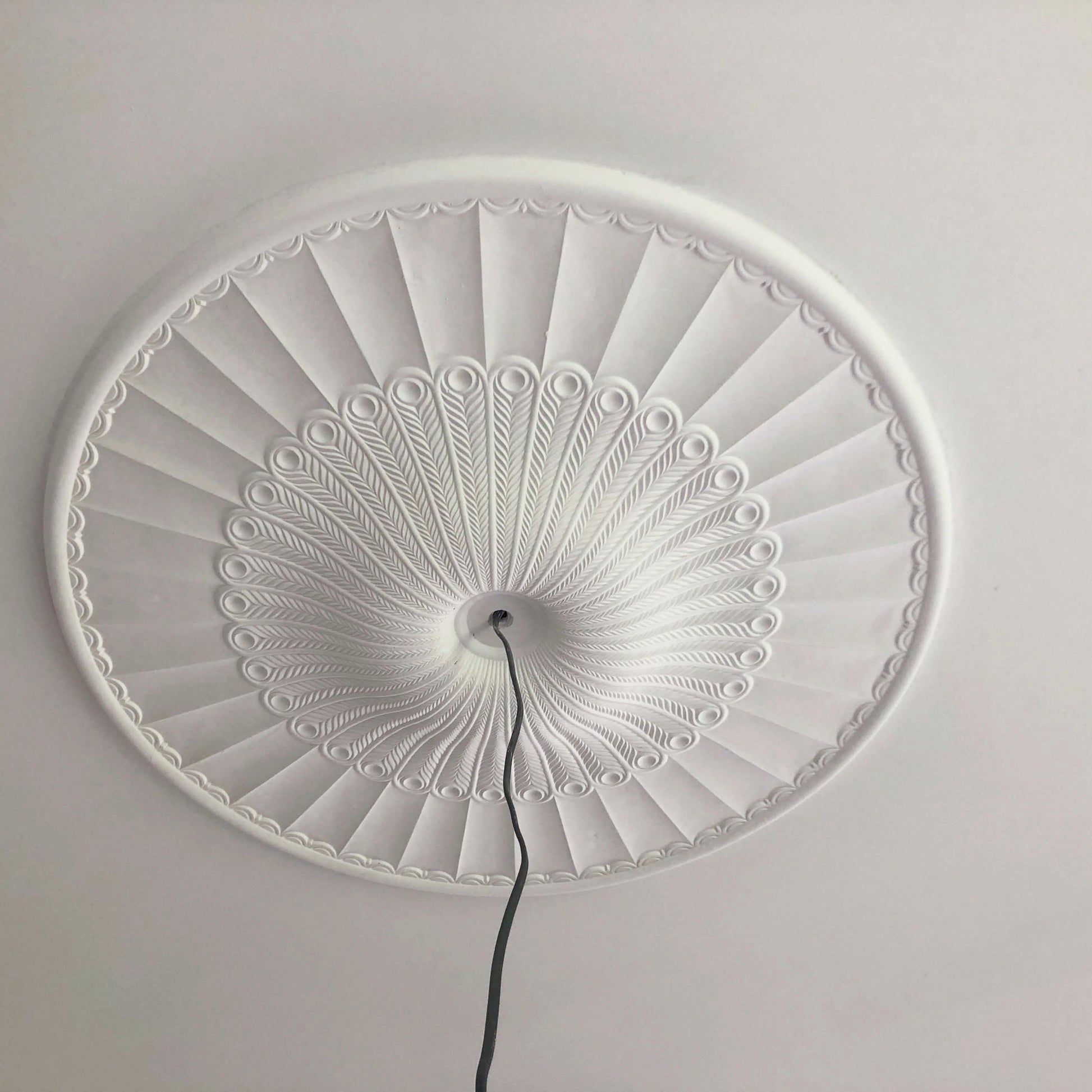 Georgian Plaster Ceiling Rose without light-fitting