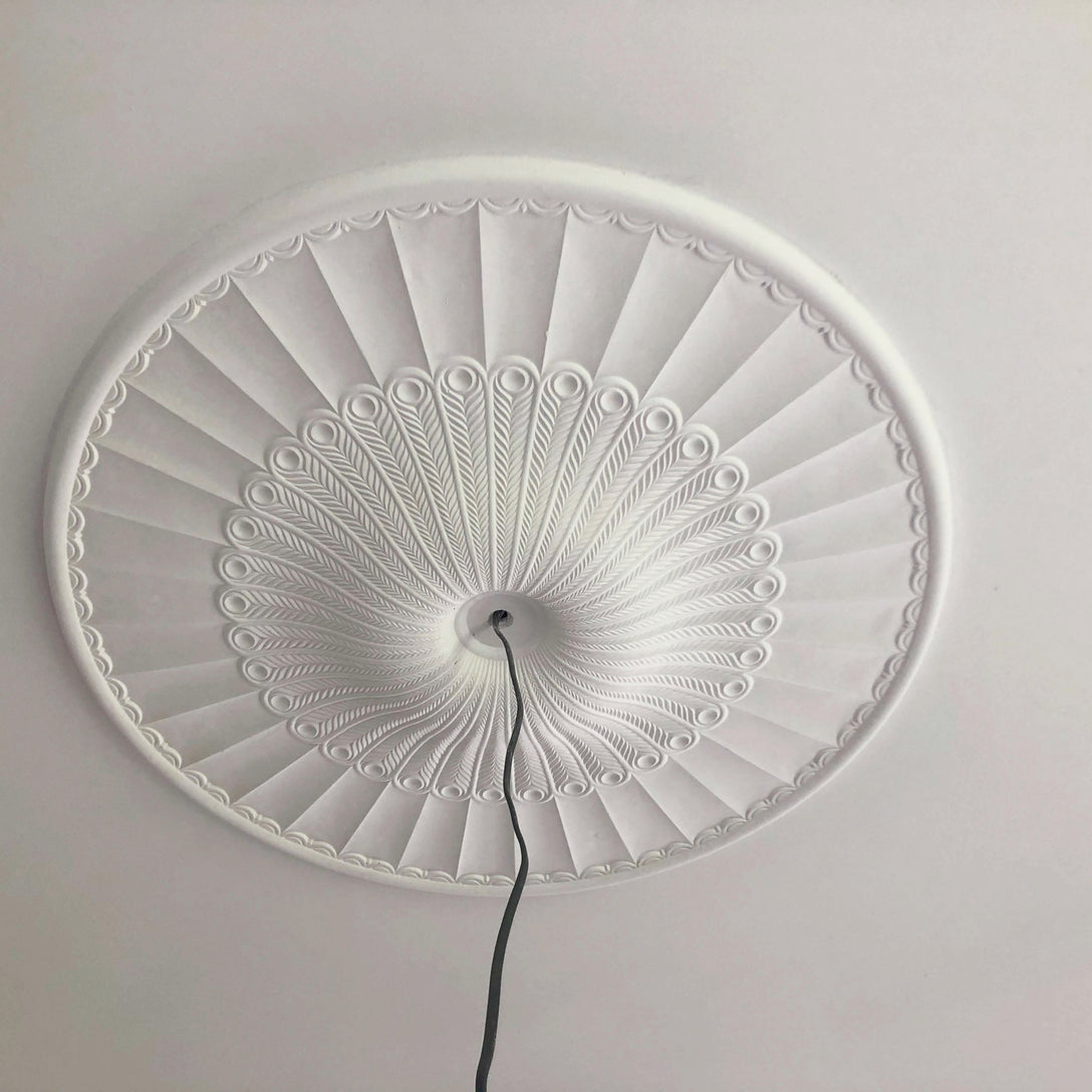 Georgian Plaster Ceiling Rose without light-fitting