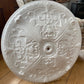 Ornate Victorian Plaster Ceiling Rose shown before instillation 715mm dia. 