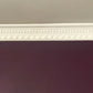 Dentil Egg & Dart cornice on maroon wall