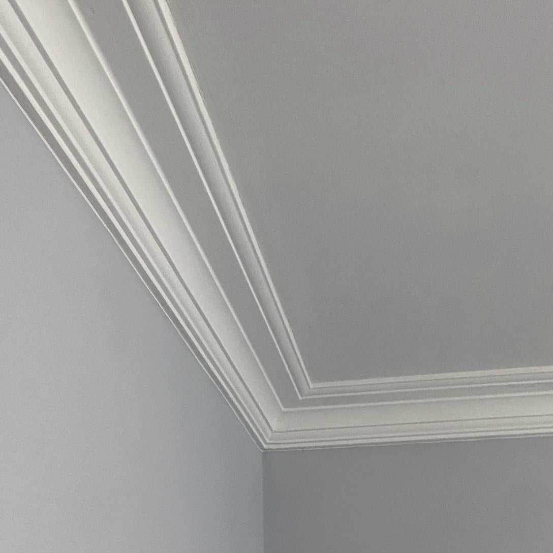 victorian style Plaster Cornice - 110mm Drop