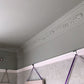 section of wild rose Plaster Cornice above picture rail- 120mm Drop