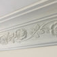 close up photo of wild rose Plaster Coving - 120mm Drop