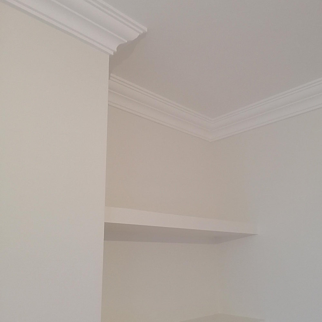 detailed image of simple plaster coving - 110mm